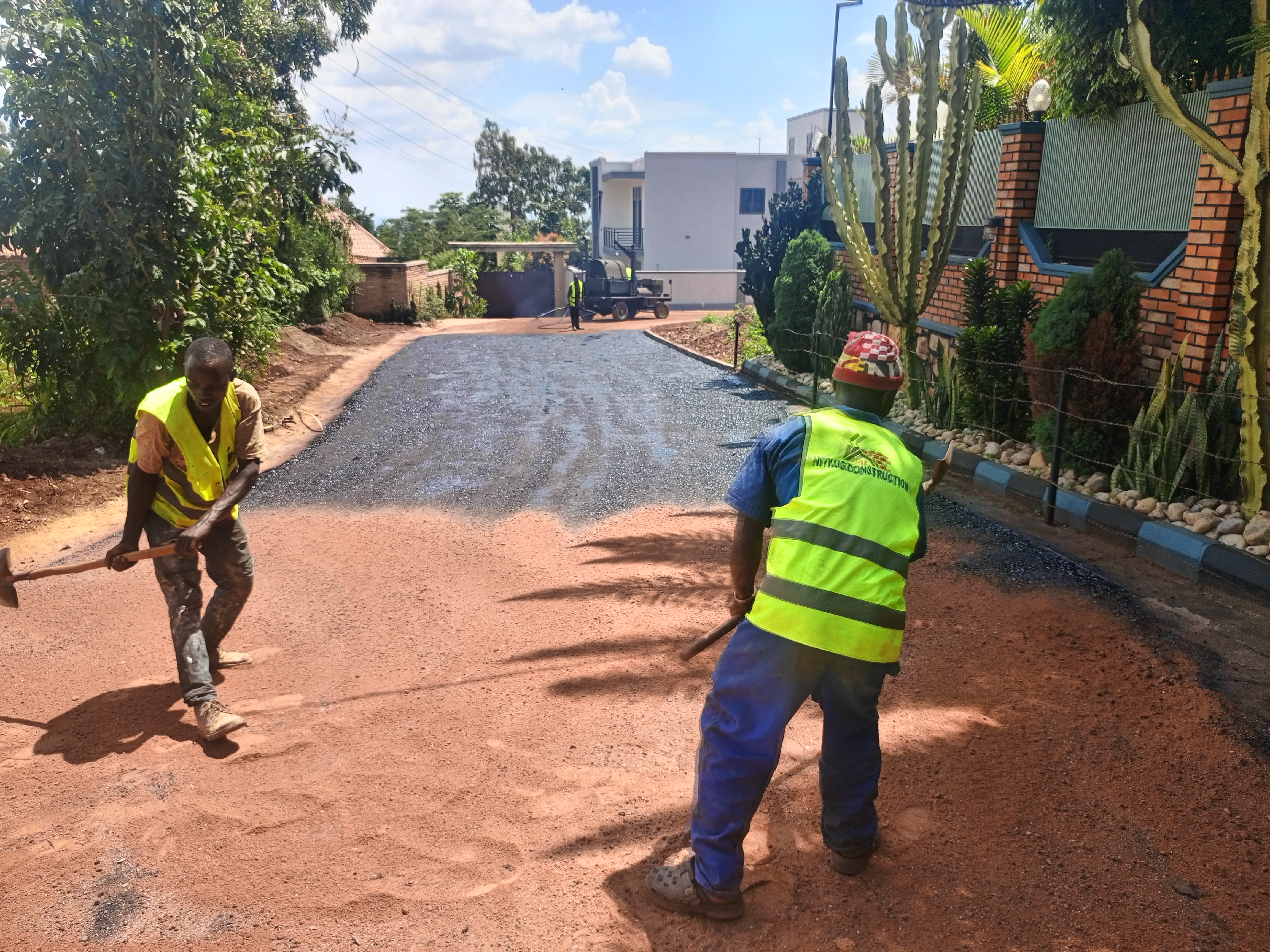 Asphalt Road construction